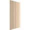 Ekena Millwork Rustic Four Board Joined Board-n-Batten Smooth Faux Wood Shutters w/No Batten, 22W x 80H, PR SHUBJN22X80SMPR - alternate 13
